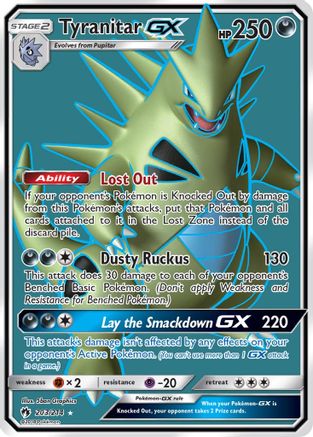 Tyranitar GX (Full Art) (203) [SM - Lost Thunder] Holofoil - Deck Out Gaming
