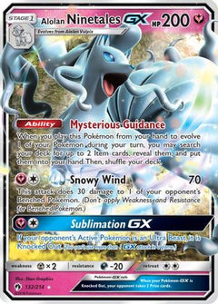 Alolan Ninetales GX (132) [SM - Lost Thunder] Holofoil - Deck Out Gaming