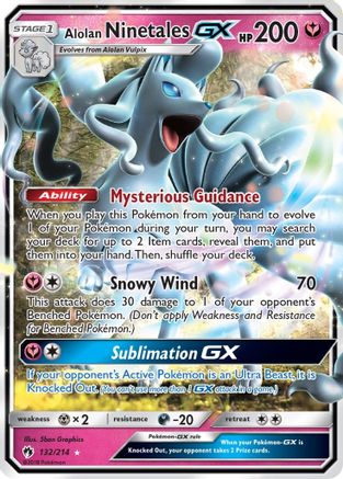 Alolan Ninetales GX (132) [SM - Lost Thunder] Holofoil - Deck Out Gaming