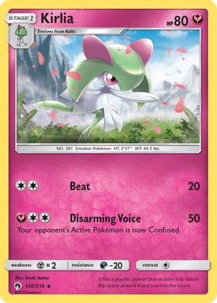 Kirlia (140) [SM - Lost Thunder] Reverse Holofoil - Deck Out Gaming