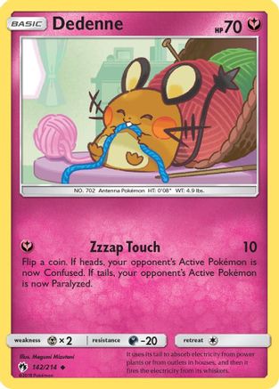 Dedenne (142) (142) [SM - Lost Thunder] Reverse Holofoil - Deck Out Gaming
