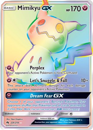 Mimikyu GX (Secret) (226) [SM - Lost Thunder] Holofoil - Deck Out Gaming