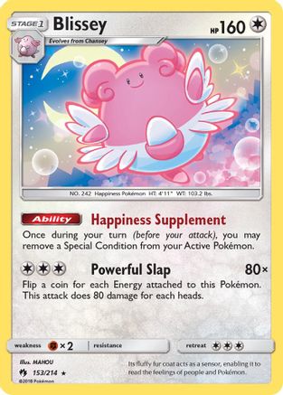 Blissey (153) [SM - Lost Thunder] Reverse Holofoil - Deck Out Gaming