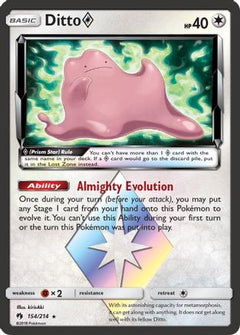 Ditto Prism Star (154) [SM - Lost Thunder] Holofoil - Deck Out Gaming