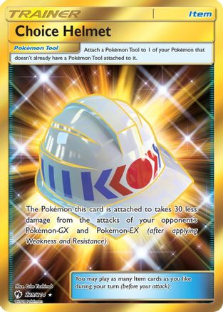 Choice Helmet (Secret) (229) [SM - Lost Thunder] Holofoil - Deck Out Gaming