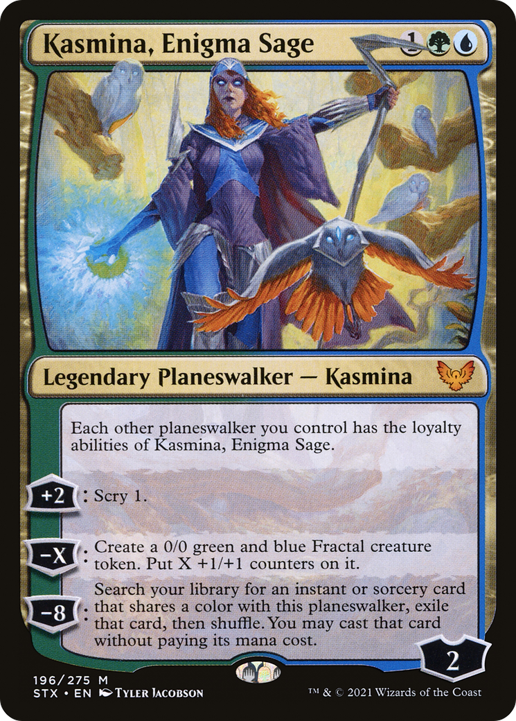 Kasmina, Enigma Sage (196) [Strixhaven: School of Mages] - Deck Out Gaming