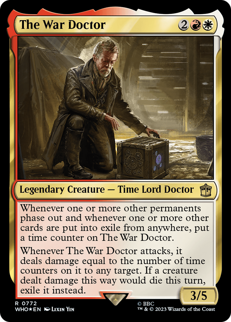 The War Doctor (Surge Foil) (772) [Doctor Who] foil - Deck Out Gaming