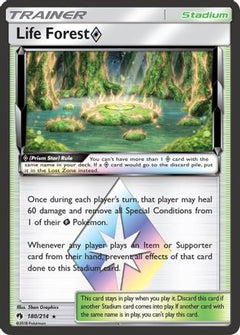 Life Forest Prism Star (180) [SM - Lost Thunder] Holofoil - Deck Out Gaming