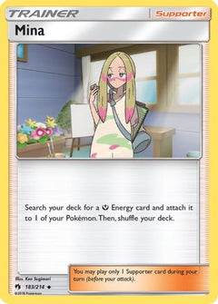 Mina (183) [SM - Lost Thunder] - Deck Out Gaming