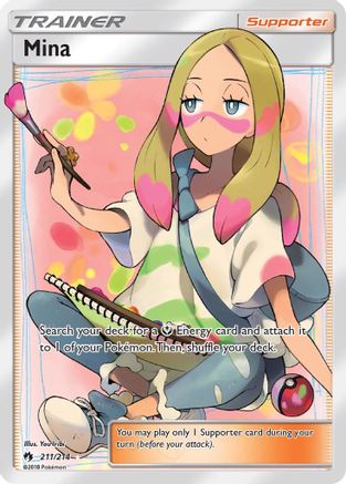 Mina (Full Art) (211) [SM - Lost Thunder] Holofoil - Deck Out Gaming