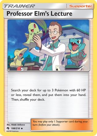 Professor Elm's Lecture (188) [SM - Lost Thunder] Reverse Holofoil - Deck Out Gaming