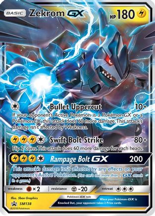 Zekrom GX - SM138 (SM138) [SM Promos] Holofoil - Deck Out Gaming