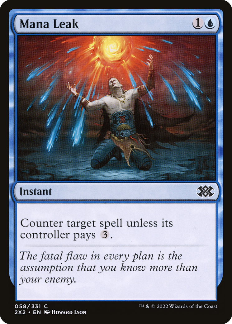 Mana Leak (58) [Double Masters 2022] foil - Deck Out Gaming