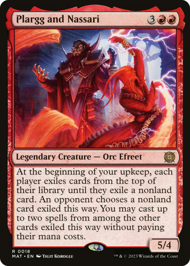 Plargg and Nassari (18) [March of the Machine: The Aftermath] foil - Deck Out Gaming