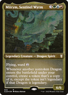 Miirym, Sentinel Wyrm (542) [Commander Legends: Battle for Baldur's Gate] etched - Deck Out Gaming