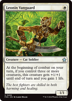 Leonin Vanguard (499) [Foundations] - Deck Out Gaming