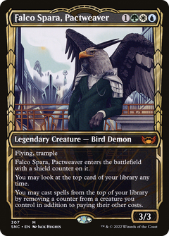 Falco Spara, Pactweaver (Showcase) (307) [Streets of New Capenna] - Deck Out Gaming