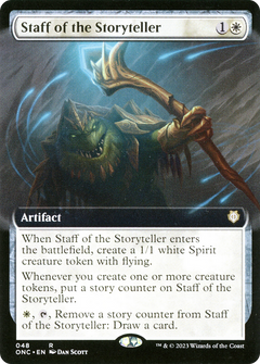 Staff of the Storyteller (Extended Art) (48) [Phyrexia: All Will Be One Commander] - Deck Out Gaming