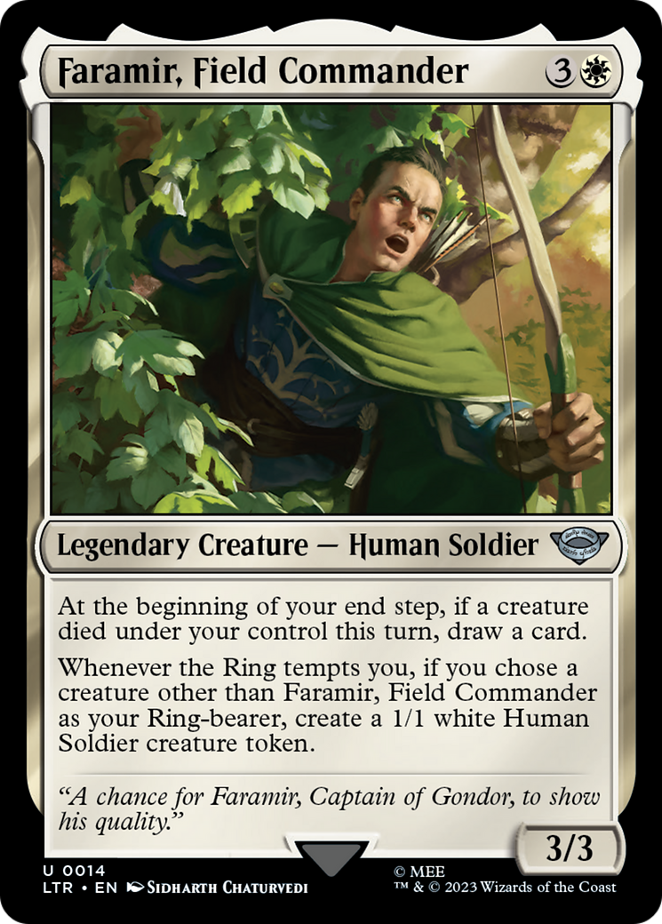 Faramir, Field Commander (14) [The Lord of the Rings: Tales of Middle-earth] foil - Deck Out Gaming