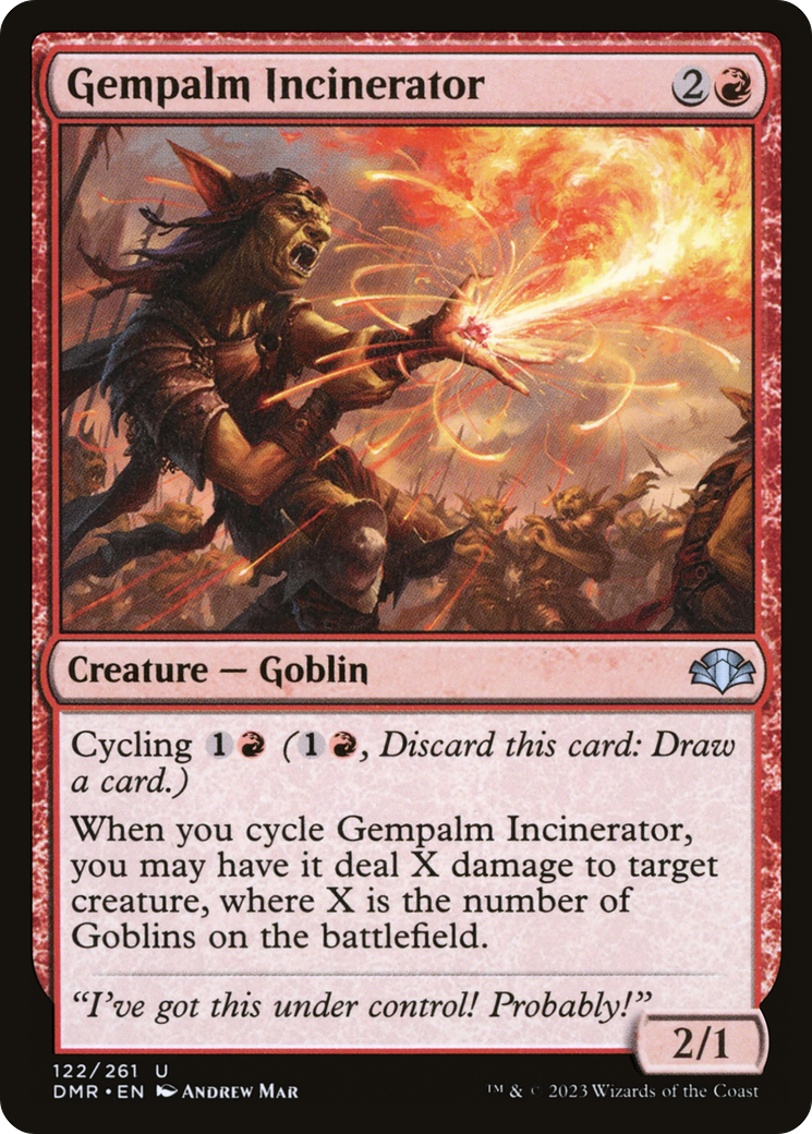 Gempalm Incinerator (122) [Dominaria Remastered] - Deck Out Gaming