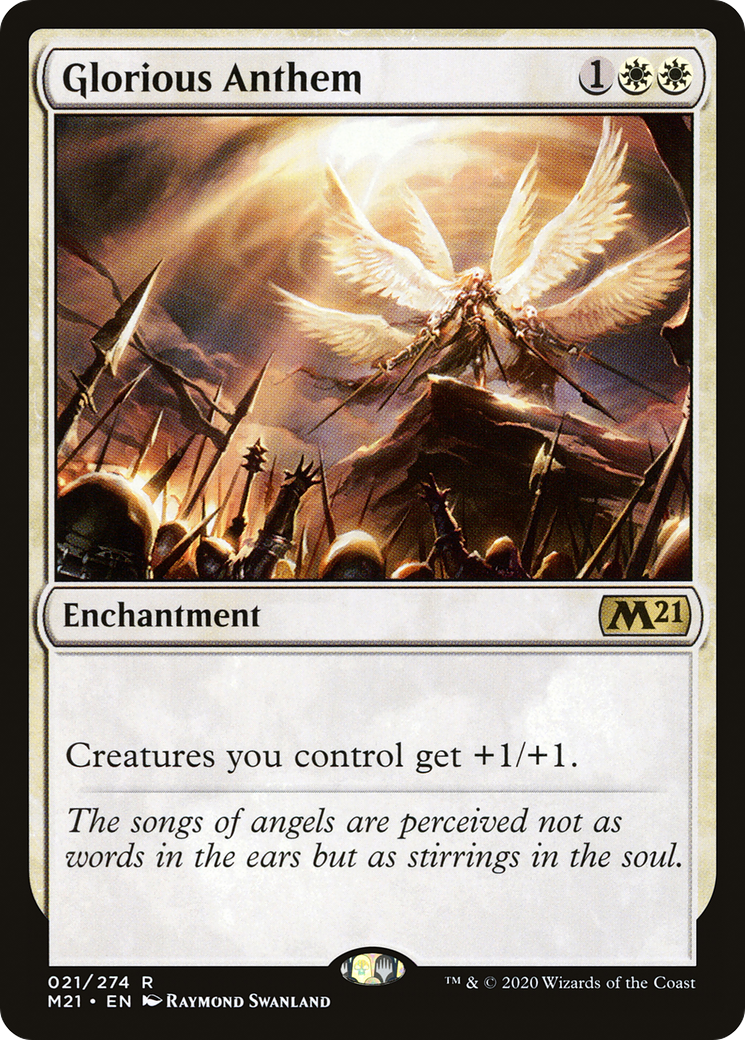 Glorious Anthem (21) [Core Set 2021] foil - Deck Out Gaming