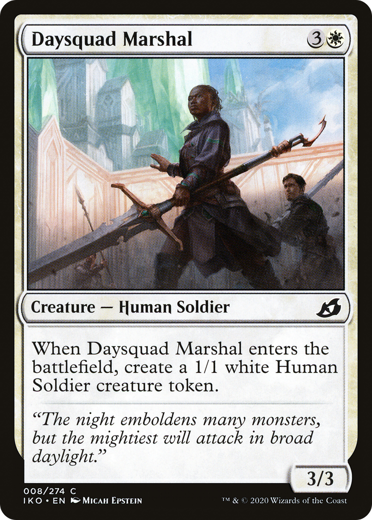 Daysquad Marshal (8) [Ikoria: Lair of Behemoths] foil - Deck Out Gaming