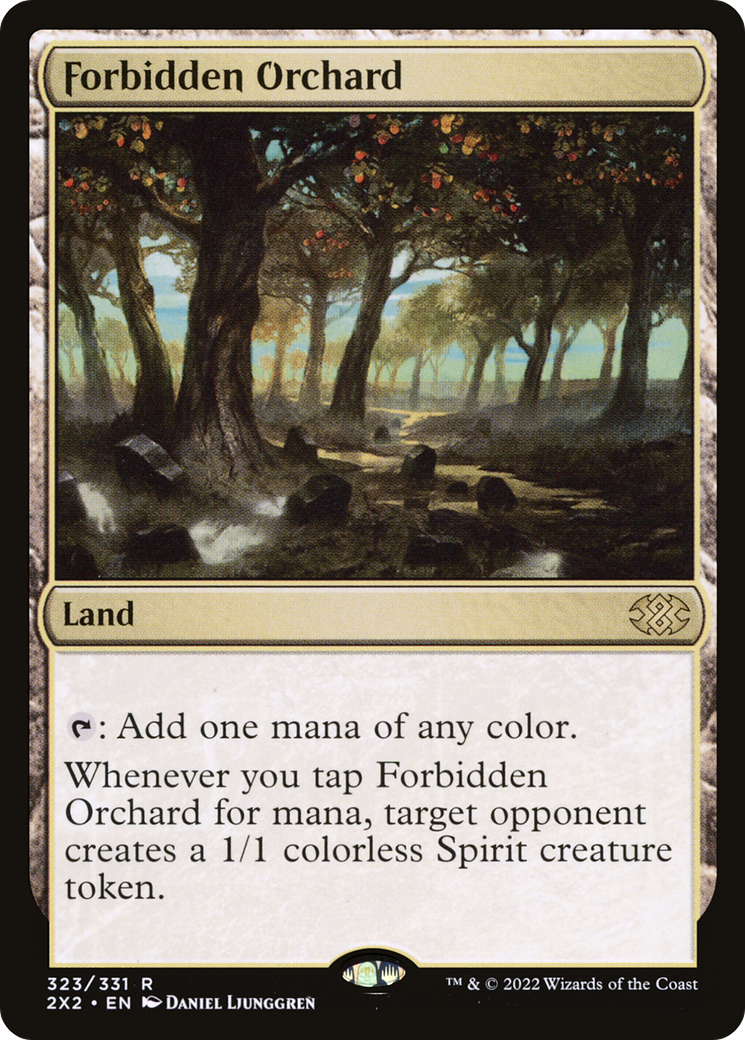 Forbidden Orchard (323) [Double Masters 2022] foil - Deck Out Gaming