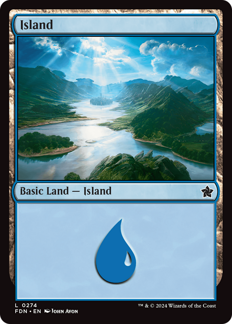 Island (0274) (274) [Foundations] - Deck Out Gaming