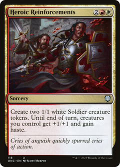 Heroic Reinforcements (118) [Commander: Phyrexia: All Will Be One] - Deck Out Gaming