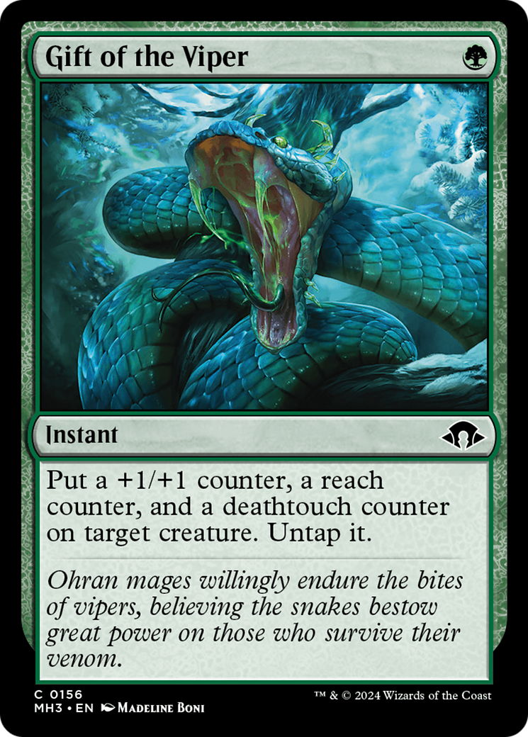 Gift of the Viper (156) [Modern Horizons 3] - Deck Out Gaming