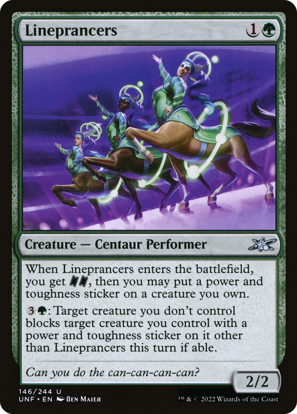 Lineprancers (146) [Unfinity] foil - Deck Out Gaming