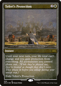 Teferi's Protection (Foil Etched) (424) [Double Masters 2022] foil - Deck Out Gaming