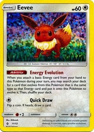 Eevee - 11/12 (11) [McDonald's Promos 2018] Holofoil - Deck Out Gaming