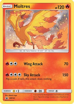 Moltres - SM143 (SM143) [SM Promos] Holofoil - Deck Out Gaming