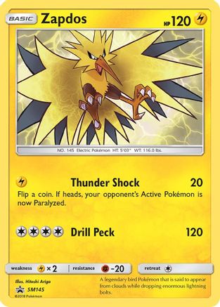 Zapdos [SM Black Star Promos] - Deck Out Gaming