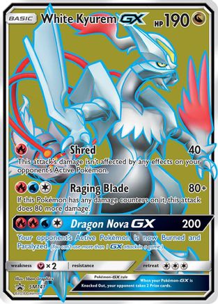 White Kyurem GX - SM141 (SM141) [SM Promos] Holofoil - Deck Out Gaming