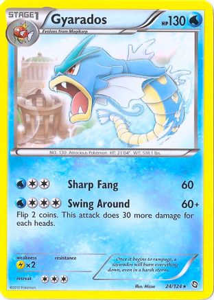 Gyarados - 24/124 (Cosmos Holo) (24) [Blister Exclusives] Holofoil - Deck Out Gaming