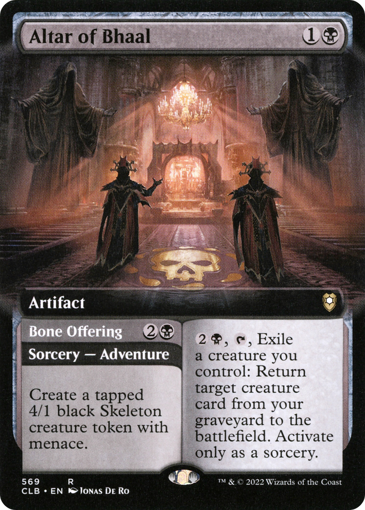 Altar of Bhaal (Extended Art) (569) [Commander Legends: Battle for Baldur's Gate] foil - Deck Out Gaming