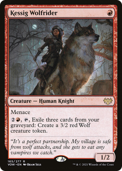 Kessig Wolfrider (165) [Innistrad: Crimson Vow] foil - Deck Out Gaming