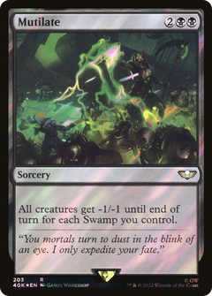 Mutilate (Surge Foil) (203) [Warhammer 40,000 Commander] foil - Deck Out Gaming