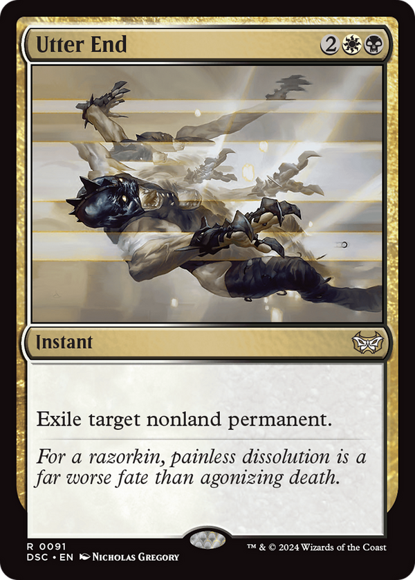Utter End (91) [Duskmourn: House of Horror Commander] - Deck Out Gaming
