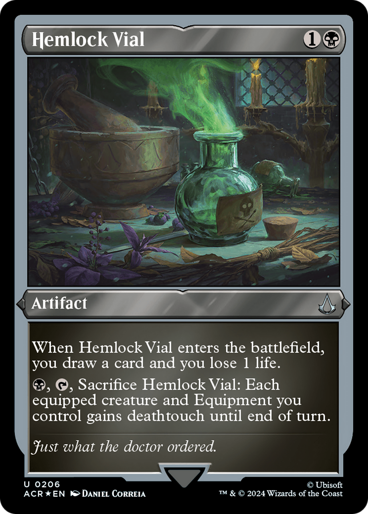 Hemlock Vial (206) [Assassin's Creed] etched - Deck Out Gaming