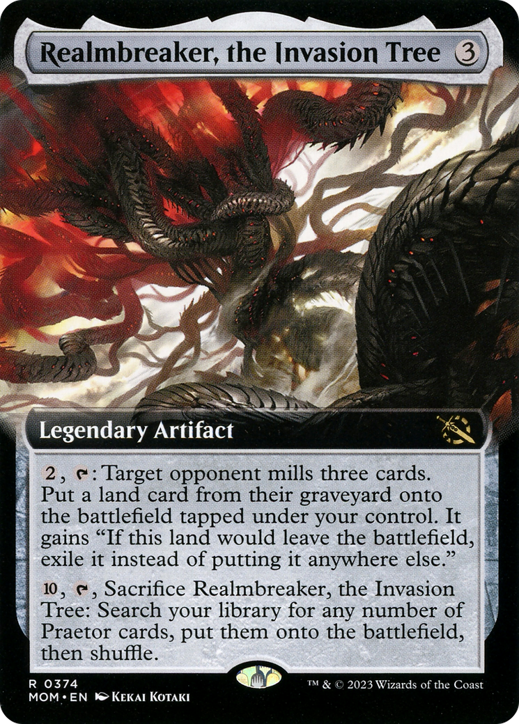 Realmbreaker, the Invasion Tree (Extended Art) (374) [March of the Machine] - Deck Out Gaming