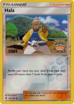 Hala - 126/145 (Regional Championships) [Staff] (126) [League & Championship Cards] Reverse Holofoil - Deck Out Gaming
