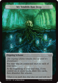 My Tendrils Run Deep (Full Art) (345) [Duskmourn: House of Horror Commander] - Deck Out Gaming