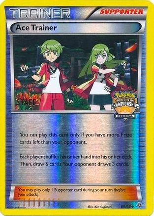 Ace Trainer - 69/98 (Regional Championships) [Staff] (69) [League & Championship Cards] Reverse Holofoil - Deck Out Gaming