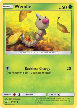 Weedle (3) (3) [SM - Team Up] Reverse Holofoil - Deck Out Gaming