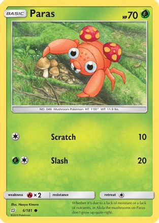 Paras (6) [SM - Team Up] Reverse Holofoil - Deck Out Gaming