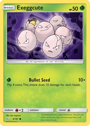 Exeggcute (8) [SM - Team Up] Reverse Holofoil - Deck Out Gaming