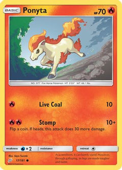 Ponyta (17) [SM - Team Up] Reverse Holofoil - Deck Out Gaming